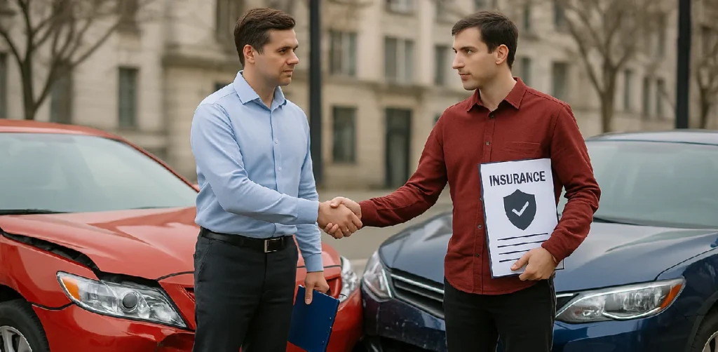 Conditions for using third-party insurance for at-fault and non-at-fault drivers