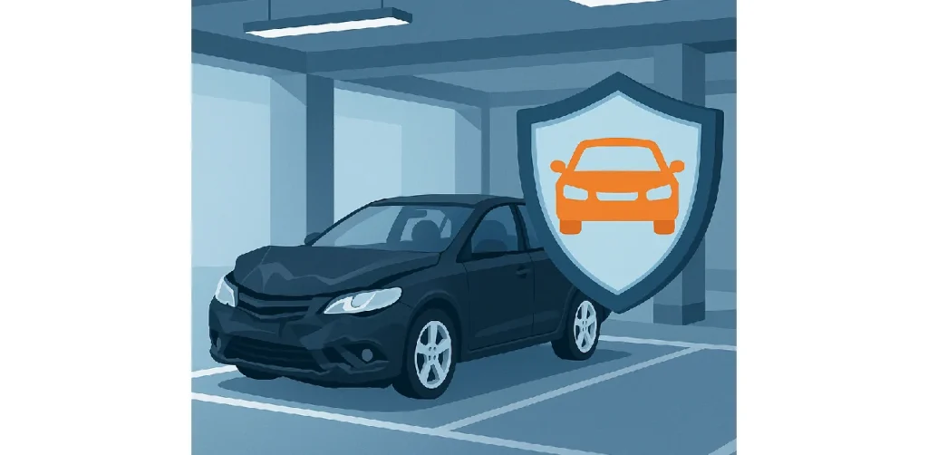 The process of receiving body insurance claims in the parking lot