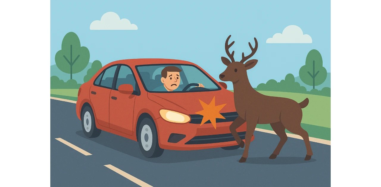 Third party insurance and driver liability in animal collisions