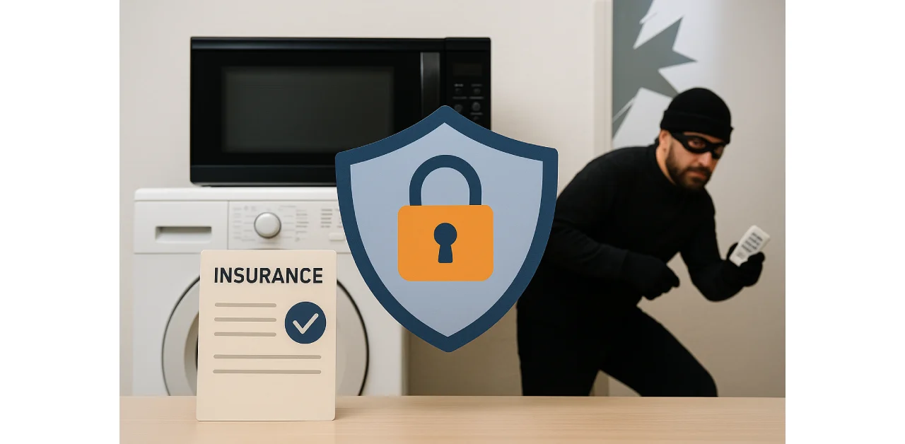 The role of home appliance insurance in covering damage caused by minor theft
