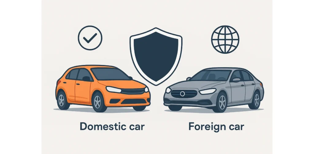 the factors affecting the difference between domestic and foreign car body insurance