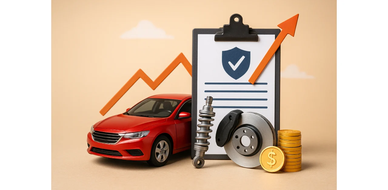 Body insurance and coverage for damage due to fluctuating parts prices