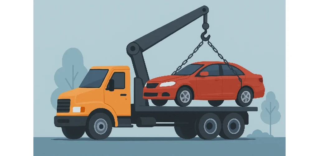 Does body insurance cover damage caused by transporting a car with a crane