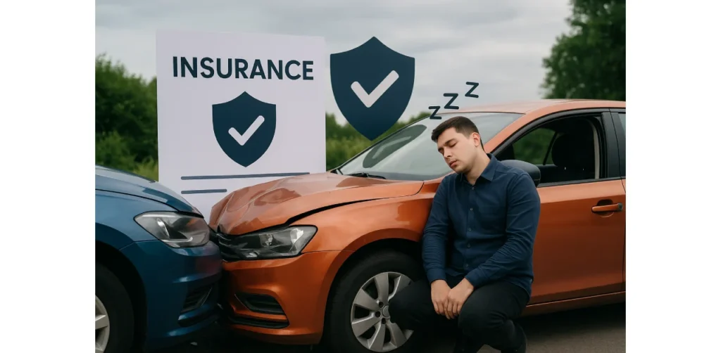 Drowsy accident and body insurance