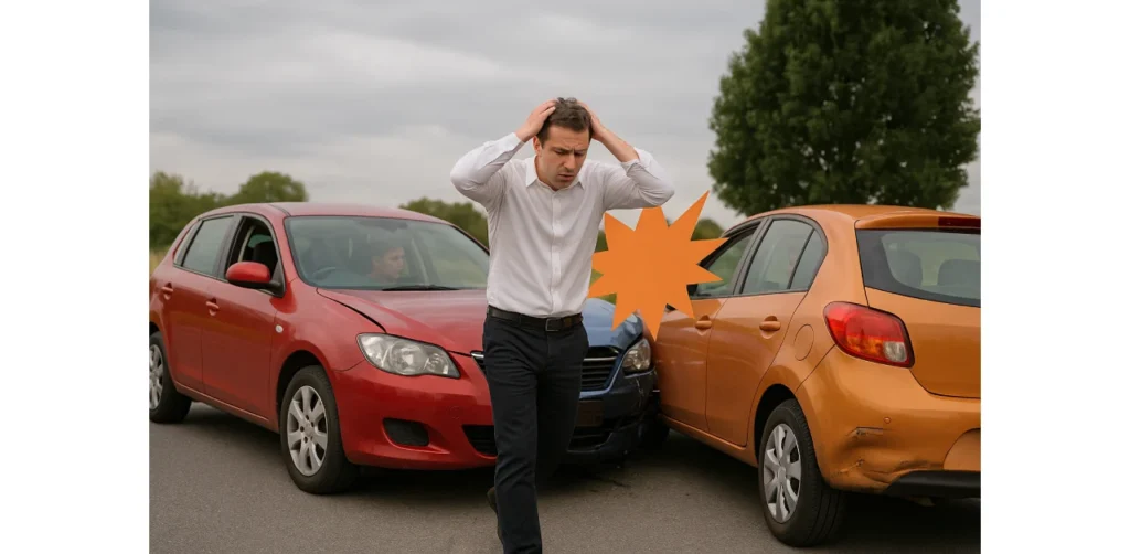 How is damage calculated in multi-fault accidents