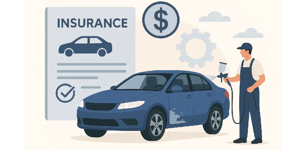 How to claim car paint damage from body insurance