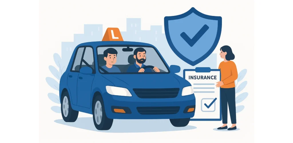 Third-party insurance coverage for training vehicles