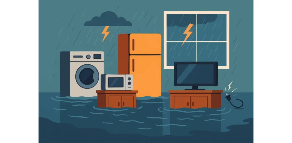 Conditions for receiving flood damage from home appliance insurance