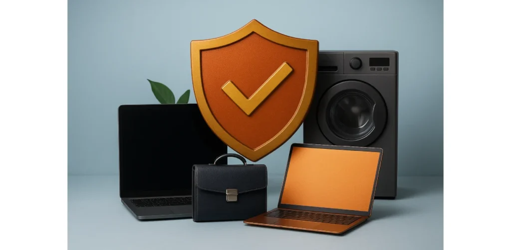 Home appliance insurance and coverage for digital home devices such as laptops