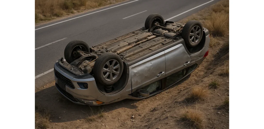 How do we prove that the rollover was not due to the driver's fault