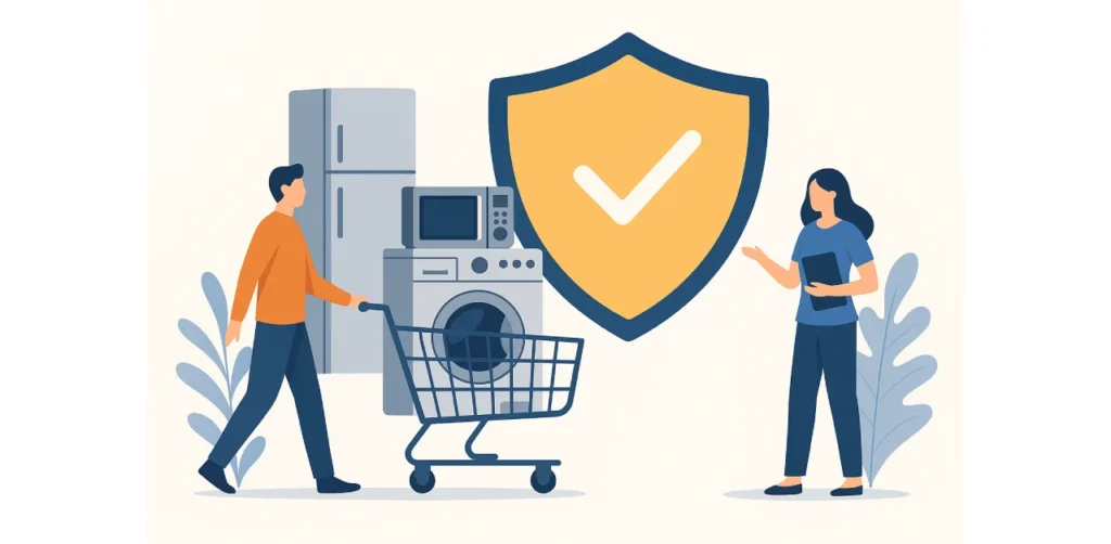 Insurance coverage for home appliances purchased from a store