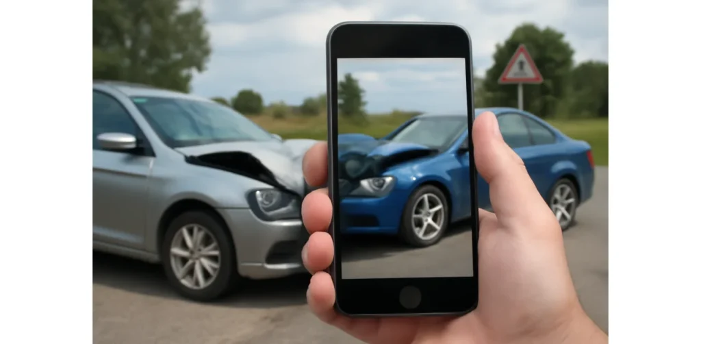 Mobile accident scene recording