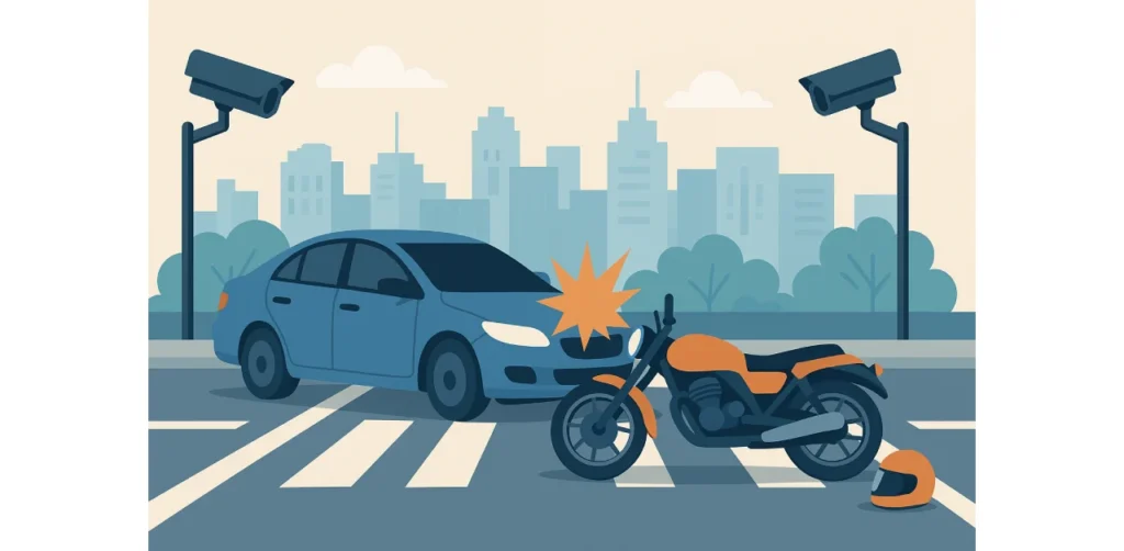 Reconstruction of the accident scene by insurance experts