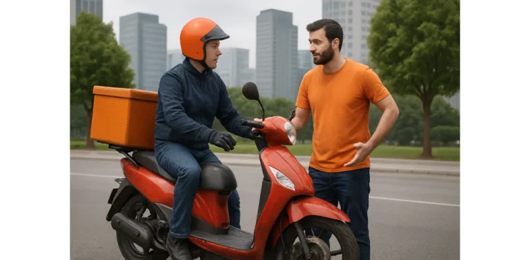 The difference between the liability of the motorcycle owner and the rider at the time of the accident