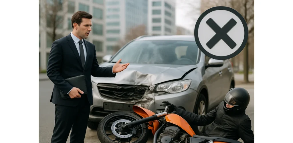 The main reasons for claims being rejected in motorcycle cases