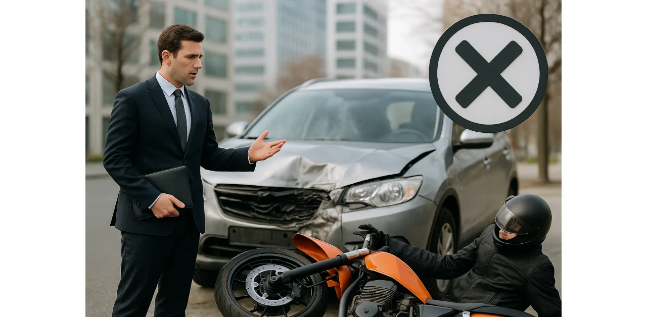 The main reasons for claims being rejected in motorcycle cases