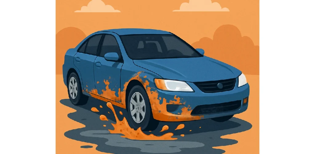 Body insurance and damage caused by road chemicals