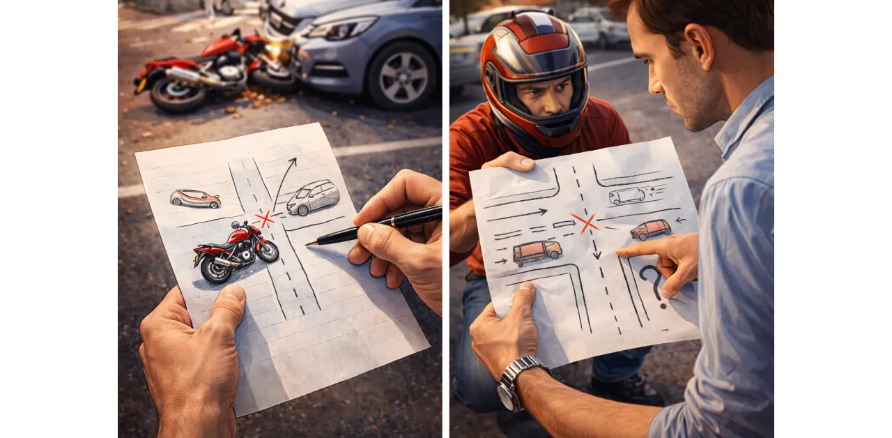 Motorcycle Insurance and Common Mistakes When Writing a Manual Sketch