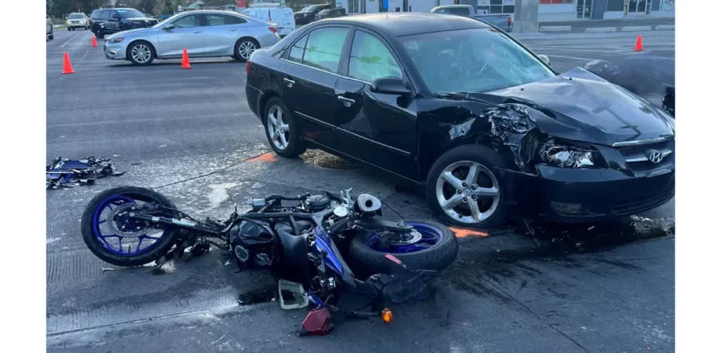 Motorcycle insurance and collisions with vehicles without license plates