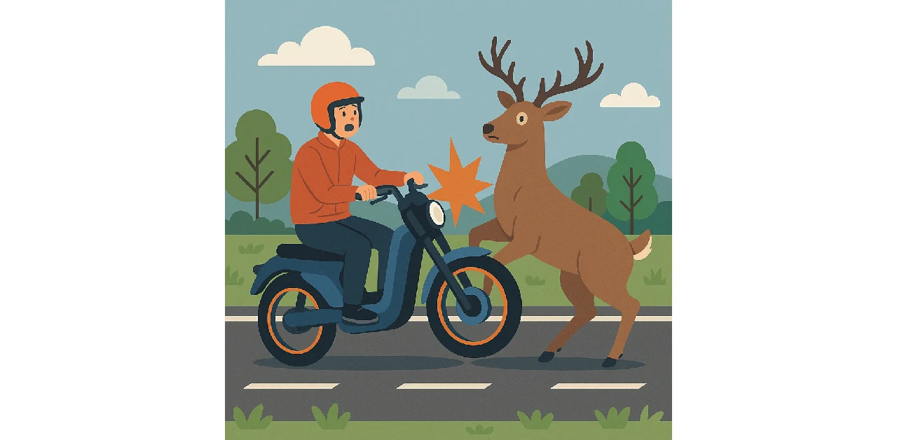 Motorcycle insurance and damage caused by collisions with animals