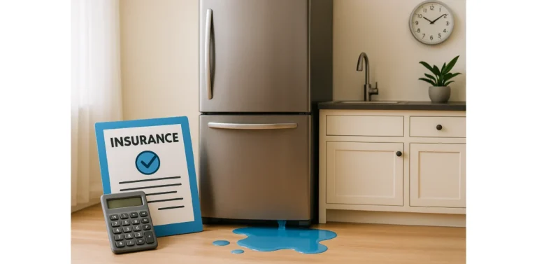 The role of home appliance insurance in compensating for refrigerator water leak damage