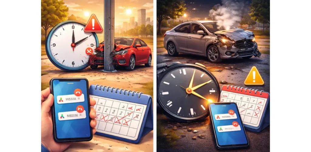 What is the legal deadline for reporting an accident in body insurance