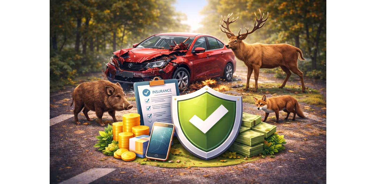 Does body insurance cover damage caused by collisions with animals